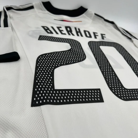 Bierhoff #20 Germany 2002/2003 Home ORIGINAL Adidas VTG Rare Soccer Jersey (XL)